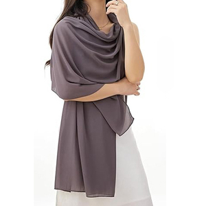 Châle Hijab en Soie Premium Confortable et Léger, Foulards Respirants pour Femme, Mode Pudique, Usage Quotidien, Été, Personnalisable - Product Image 4