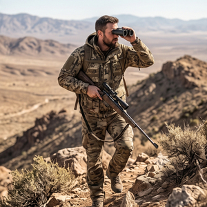 MALUZA INDUSTRIES Wholesale Mens <b>Waterproof</b> <b>Camo</b> Softshell Hunting <b>Jacket</b> Thermal Summer Windproof Breathable Outdoor Sports - Product Image 4