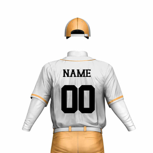 เครื่องแบบเบสบอลสำหรับผู้ชายดีไซน์ใหม่ระบายอากาศได้ดีชุดเบสบอลปรับแต่งได้ตามต้องการ - Product Image 5