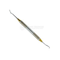 Sonde d'exploration dentaire manuelle en acier inoxydable à double extrémité pour le nettoyage parodontal et l'hygiène bucco-dentaire