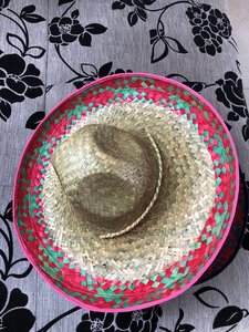 Mexican Sombrero <b>Hat</b> Headband DIY <b>Straw</b> <b>Hat</b> Decoration Fiesta Party Birthday Bar Cycling Ski Events Casual Unisex Accessory - Product Image 1