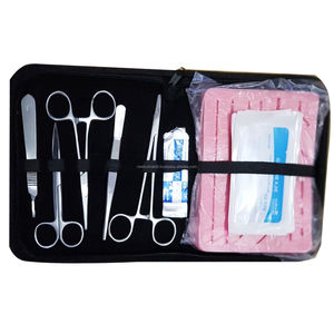 Kit d'entraînement à la suture Medivolve MI-600227 avec coussin d'entraînement, instruments manuels en acier inoxydable, certifié CE ISO Classe I, OEM ODM - Product Image 1