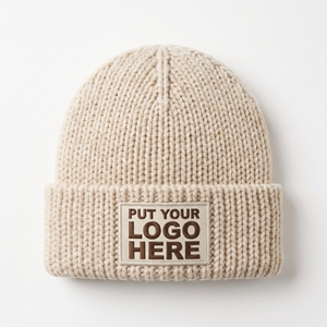 Gorro de Invierno Unisex de Lana Merino, Tejido Acanalado, Ajustable, con Puño Reforzado, Diseño Sólido, para Esquí y Uso Diario Informal - Product Image 2