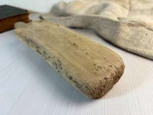 Tabla de cortar de madera maciza extra larga, estilo rústico vintage, para decoración de cocina, cafetería o hogar. - Product Image 3