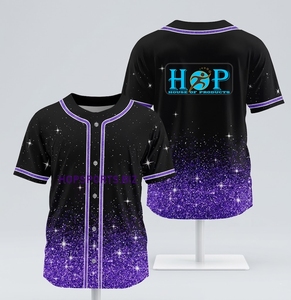 เสื้อกีฬาโพลีเอสเตอร์แห้งเร็ว พิมพ์ลายดิจิทัล เสื้อเบสบอลแบบกำหนดเอง สำหรับเชียร์เบสบอลและซอฟต์บอล ผู้ผลิตเสื้อแข่งขัน - Product Image 6
