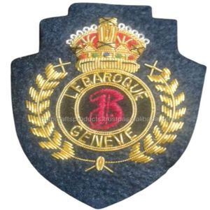 Wholesale Custom Logo Clothing Badges Handmade Embroidery Fabric OEM Design Service Promotional New Custom Logo Clothing Badges - Product Image 6
