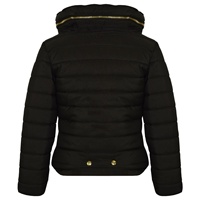 Veste noire grande taille en toile respirante tissée avec chaînes Collection 2018