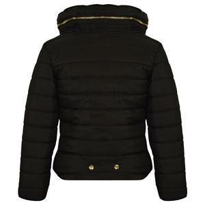 Mới Nhất Phong Cách Phụ Nữ Vải Len Thân Thiện Với Môi Áo Khoác Mùa Đông Ngắn Tay Áo Phụ Nữ Quần Áo Màu Đen Số Lượng Tùy Chỉnh Áo Cừu OEM - Product Image 5