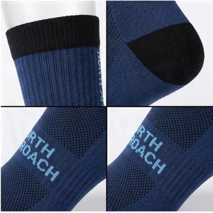 North Approach Crew <b>Socks</b> Blue Breathable <b>Running</b> <b>Socks</b> for Adults Summer Season - Product Image 4