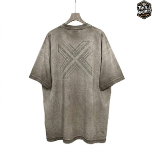 Nouvel Arrivage T-shirt Oversize Unisexe en Coton Délavé Vintage Coupe Ample Streetwear Personnalisable avec Logo ou Vierge - Product Image 2
