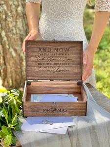Infant Loss Keepsake Box Baby <b>Memorial</b> Personalized Condolence <b>Gifts</b> Wooden Eco-Friendly Rustic Durable Home Decor - Product Image 3