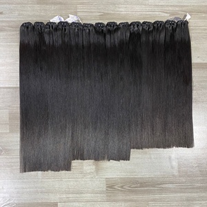 Extensiones de cabello humano vietnamita natural recto doble dibujado 100%, cutícula alineada, tejido de pelo al mejor precio para mujeres negras - Product Image 5