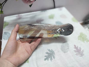 100% peine de cuerno de búfalo Natural hecho a mano cuerno REAL técnica de pulido antiestático elegante estilo de amor artesanal - Product Image 4