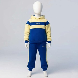 Conjunto Deportivo de Dos Piezas con Capucha para Niños, Verano, Color Sólido, Transpirable, Secado Rápido, Ligero, con Cierre de Cordón - Product Image 5