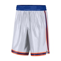 Pantalones cortos de baloncesto universitarios de secado rápido de malla de poliéster 100% de alta calidad diseño único Laker BSCI ropa de baloncesto de verano impreso nuevo
