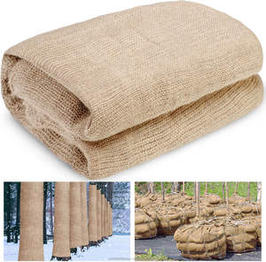 Tela Geotextil de Yute 100% Ecológica, Duradera, Biodegradable, de Grado Alimenticio, 280 GSM, Ancho de 45 Pulgadas x 15 Pies, 9 oz, Tela de Arpillera - Product Image 1