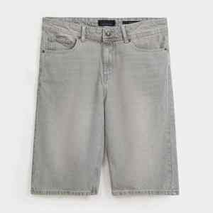 Pantalones Cortos de Mezclilla Tejidos OEM para Hombre, Estilo Casual de Verano, Pierna Ancha, Desgastados, Hechos a Medida - Product Image 1