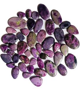 Cabujón de Stichtite de purpurita Natural de alta calidad de grado AAA, lote al por mayor por peso con varios tamaños de formas para la fabricación de joyas - Product Image 4