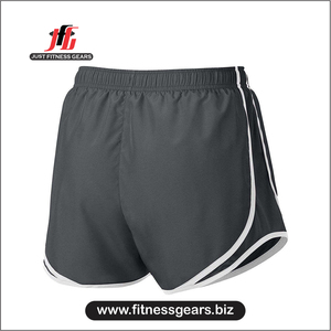 JUST FITNESS GEARS Shorts de course et de gym pour femmes, personnalisés, à séchage rapide, respirants, légers, en polyester, coupe ample, fabricant OEM - Product Image 5