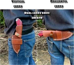 มีดล่าสัตว์เหล็กดามัสกัสคุณภาพพรีเมียม ด้ามจับสบายมือ มีดสกินเนอร์ ความแข็งสูง มีดล่าสัตว์สำหรับกิจกรรมกลางแจ้ง ODM OEM - Product Image 4