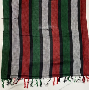 UAE & Kuwait Support Scarf High Quality comfortable Scarf in Kuwaiti and emirati Colors solidarity Promotion for Kuwait & UAE - Product Image 2