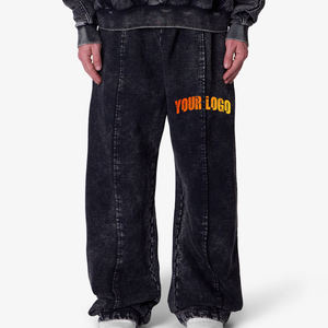 Pantalones Deportivos Casuales para Hombre, Joggers Holgados de Algodón 100%, 400g - Product Image 6