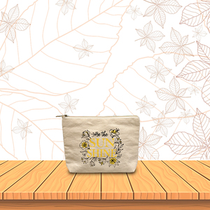 Sac à fermeture éclair en toile pour femme - Product Image 1