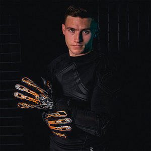 Gants de gardien de but professionnels de nouvelle conception pour adultes, avec protection des doigts, en latex épais, pour le football - Product Image 2