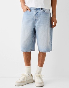 Pantalones Cortos de Mezclilla Personalizados al por Mayor para Hombre, de Cintura Media, Rectos, con Cierre de Cremallera, Estilo Casual Vintage para Verano - Product Image 1