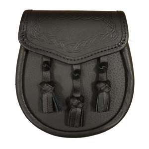 Cinturones Tartan Sporran con Adornos Metálicos y Borlas Clásicas, Perfectos para Vestimenta Cultural y Eventos Especiales - Product Image 4