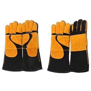 Gants de travail en cuir de vachette robustes et durables, résistants à la chaleur, imperméables, antidérapants, sans silicone, sans poudre - Product Image 2