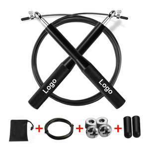 Corde à sauter réglable pour entraînement de gym, crossfit, professionnelle, avec poignée en aluminium, haute vitesse, pour la remise en forme - Product Image 3