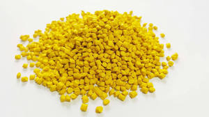 Masterbatch jaune fluorescent haute visibilité pour gilets de sécurité et barrières routières - Product Image 2