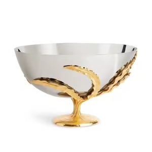 Dining Essential Metal Dry Fruits Bowl Snack Dish Decorative Serving Bowl Table Gift Item - Product Image 5