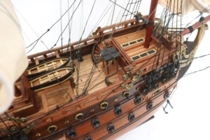 Best Selling - SAN FELIPE WOOD FINISHED - Handcrafted Wooden Spanish Tall Ship Polished Model From Vietnam Manufacturer - Product Image 4
