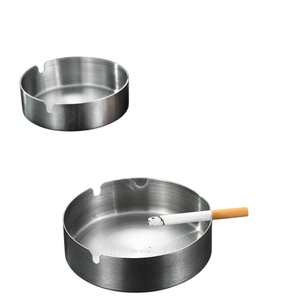 Cendrier en métal noir classique, fait main, forme et taille personnalisées, cendrier à cigares pour la maison et le bureau. - Product Image 5