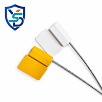 Sceau de câble métallique anti-effraction à diamètre réglable RFID YSD-CS5110 pour le transport de conteneurs de marchandises