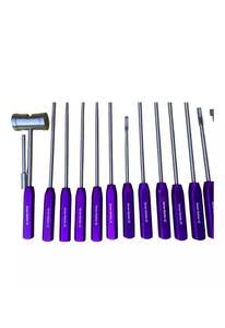 Kit d'instruments orthopédiques de classe I pour l'extraction manuelle du ciment, avec élévateur fémoral, certifié CE par Grip Surgical - Product Image 2