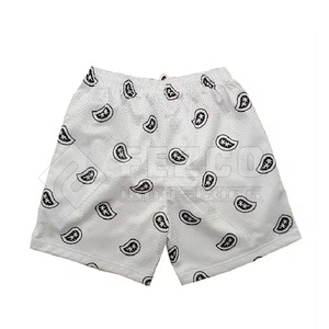 กางเกงขาสั้นตาข่ายโพลีเอสเตอร์ 100% ดีไซน์ทันสมัย เหมาะสำหรับออกกำลังกาย ฟิตเนส วิ่ง ใส่ลำลองทุกวัน กันลม เอวยางยืด - Product Image 2