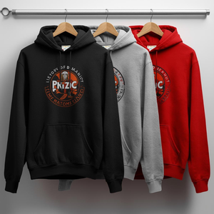 Sweat à capuche imprimé en tricot pour homme grande taille, pull molletonné épais personnalisé - Product Image 3