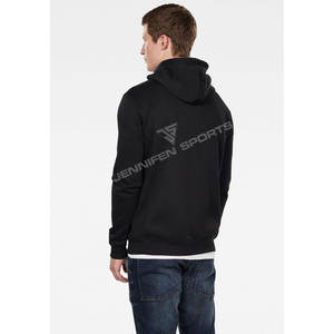 Sweat à capuche zippé de haute qualité 220g en coton/polyester, coupe oversize avec épaules tombantes et cordons, pour homme, séchage rapide, idéal hiver - Product Image 6