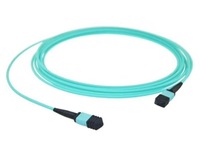 Câble de raccordement fibre optique multimode OM3 3.0mm à faible perte 12F 24 fibres MPO MTP vers Mini Trunk, pour FTTH 5G