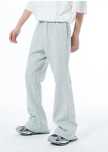 <b>Wholesale</b> Custom logo High Quality Fleece <b>Sweatpants</b> Men New Heavyweight Jogger <b>Flare</b> Baggy Sweat Track Pants for Men - Product Image 4
