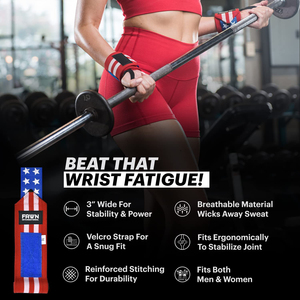 Muñequeras para Levantamiento de Pesas y Entrenamiento de Fuerza – Correas Profesionales de Gimnasio con Bucle para el Pulgar para Hombres y Mujeres - Product Image 5