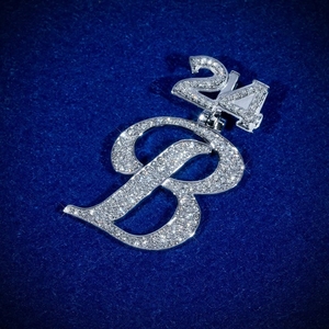 Pass Diamond Tester VVS Moissanite Number <b>Pendant</b> Custom <b>Initial</b> Letter Name <b>Pendant</b> Iced Out Hip Hop Jewelry for Men - Product Image 2