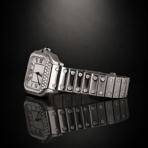 VVS Stainless Steel Automatic Mechanical <b>Watch</b> High Quality Luxury Elegant Analog Glass Crystal Fashion Jewelry Limited Edition - Product Image 2