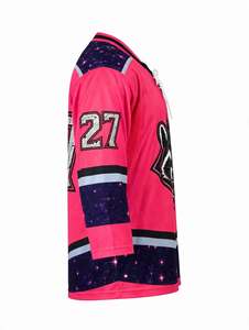 Maillot de hockey sur glace vintage pour hommes, New York Admirals, rétro, manches longues, respirant, col en V, uniforme sportif pour les matchs - Product Image 5