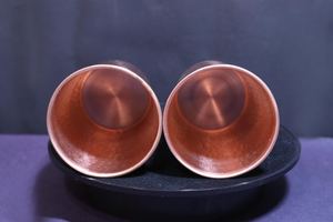Vaso de cobre para uso diario, hecho a mano para beneficios de salud a largo plazo y compatible con la antigua tradición ecológica de la bebida casera. - Product Image 2