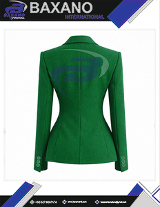 Blazer de bureau simple boutonnage Iota Phi Lambda, veste de travail formelle sur mesure de qualité supérieure, manteau professionnel pour femme - Product Image 5