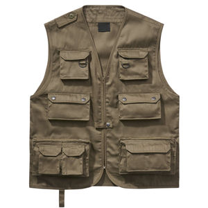Gilets de chasse multi-poches respirants et légers, à la mode, pour l'hiver, vente en gros, service OEM - Product Image 5